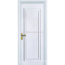 One Panel Swing White Painted Veneered Interior Hotel MDF Doors